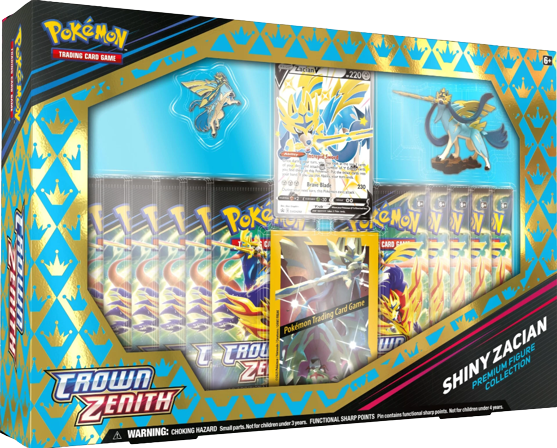 Pokemon Crown Zenith Premium Figure Collection Shiny Zacian