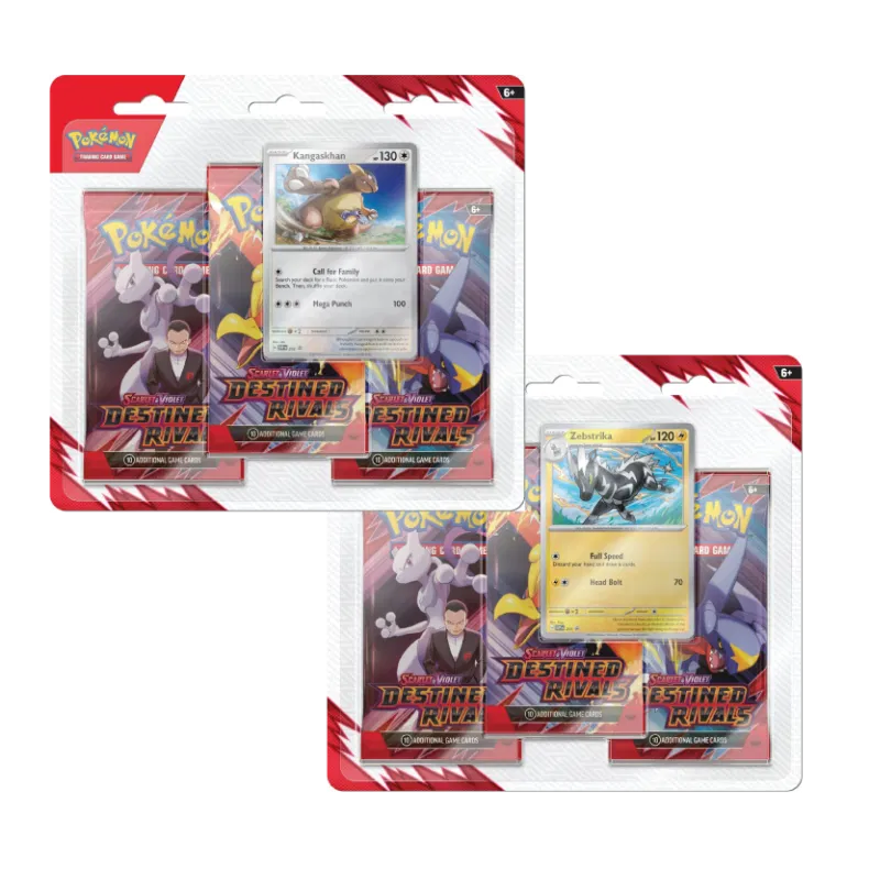 Pokemon Destined Rivals 3-Pack Blister Kangaskhan/Zebstrike