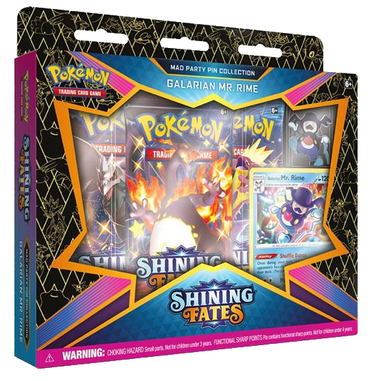 Pokemon Shining Fates Mr Rime Pin Box
