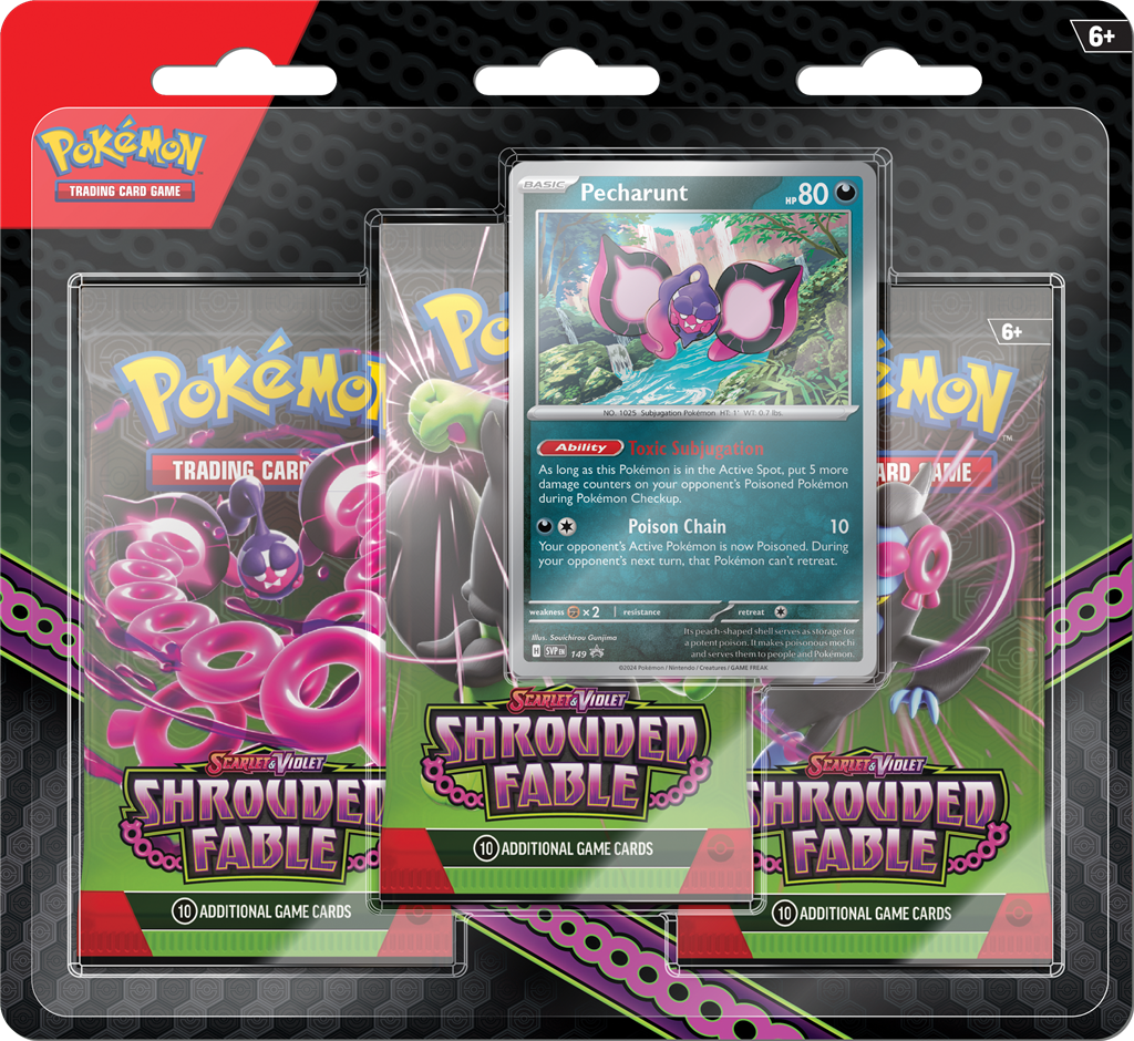 Pokemon Shrouded Fable 3-Pack Blister