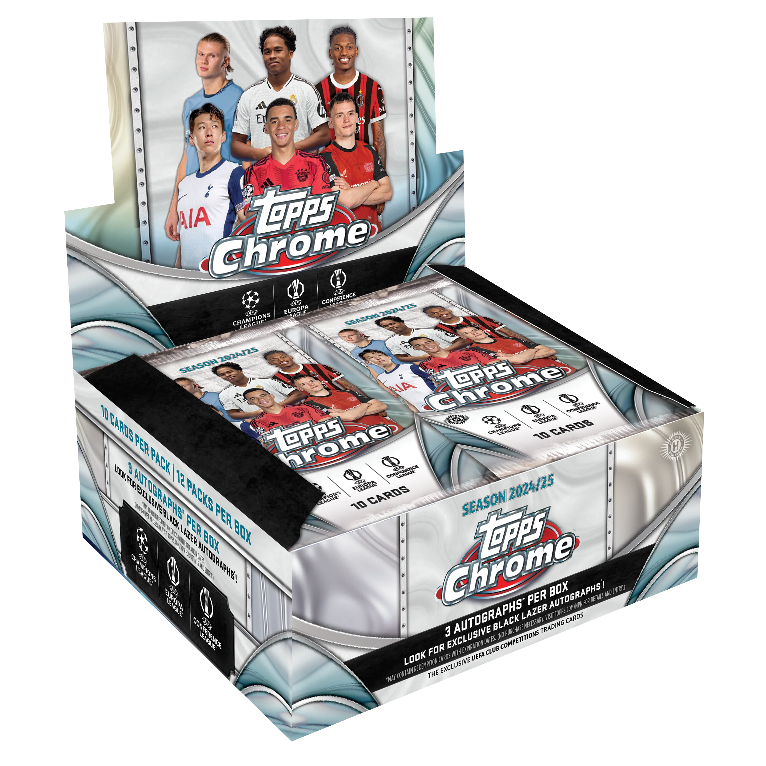 2024-25 Topps Chrome® UEFA Club Competitions - Jumbo Box