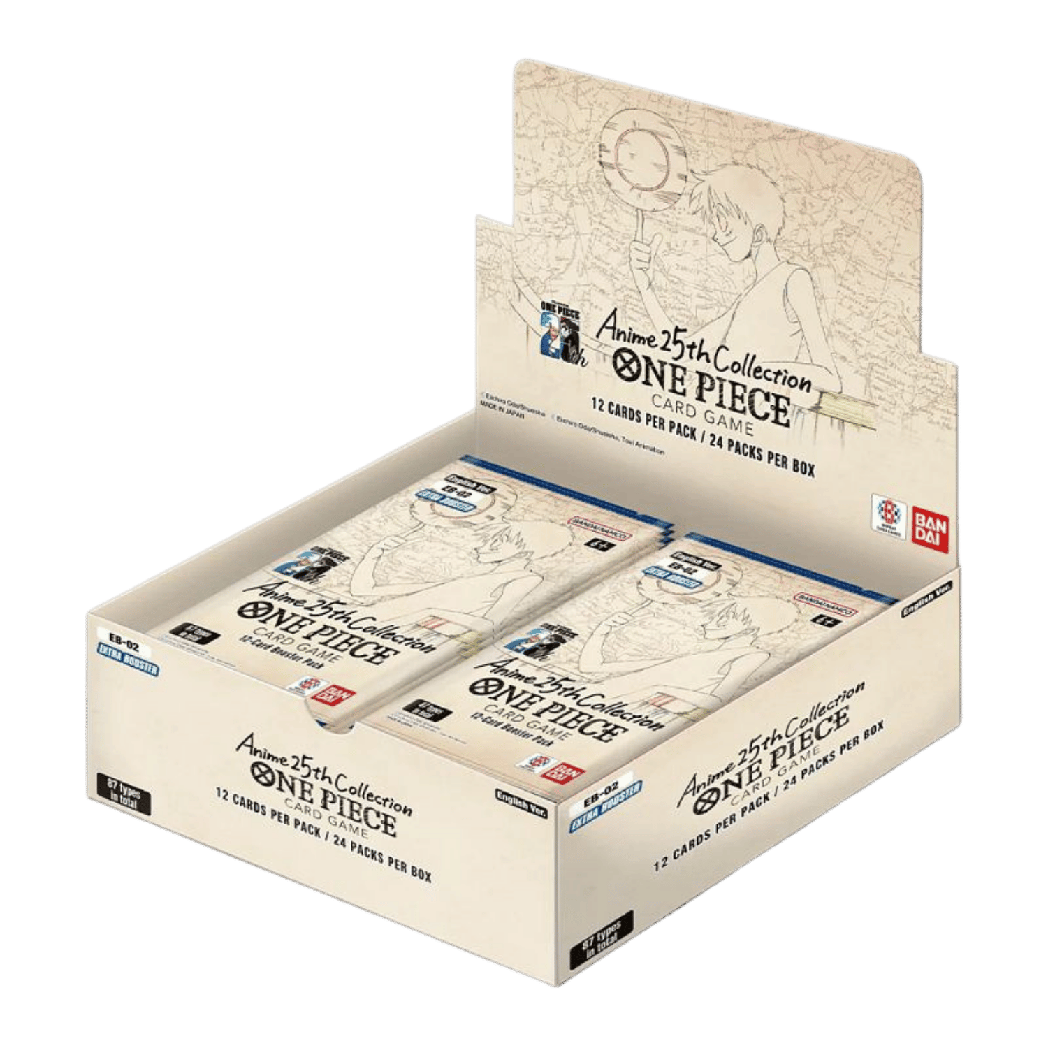 One Piece Anime 25th Collection EB02 Booster Box