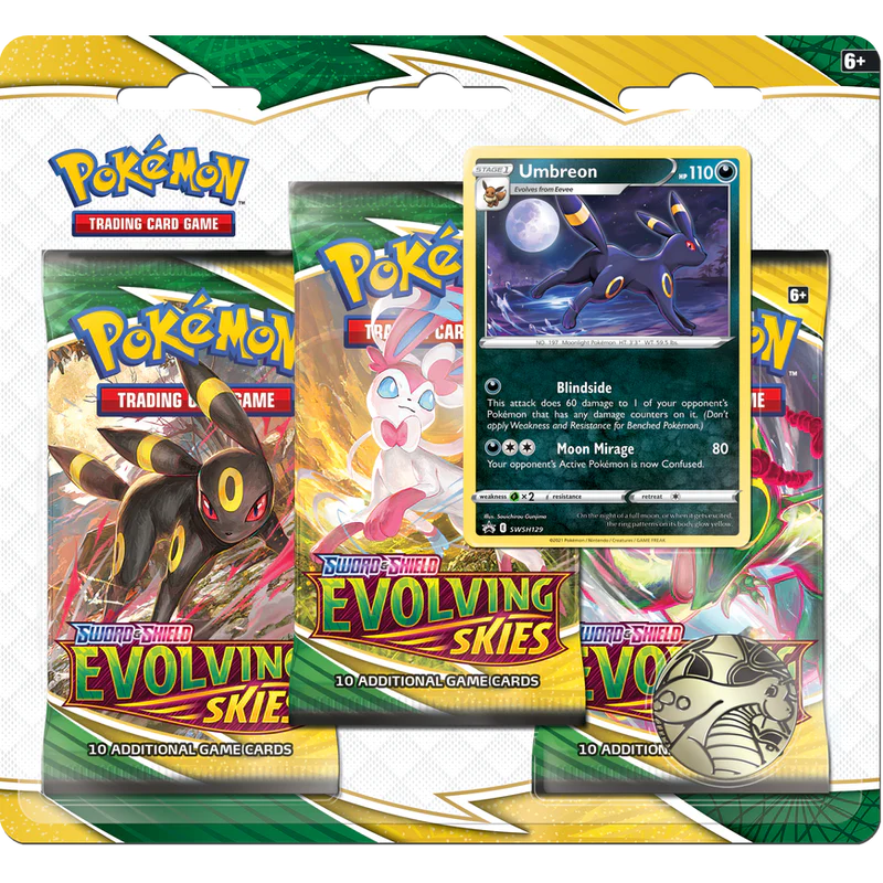 Evolving Skies 3-Pack Blister UMBREON