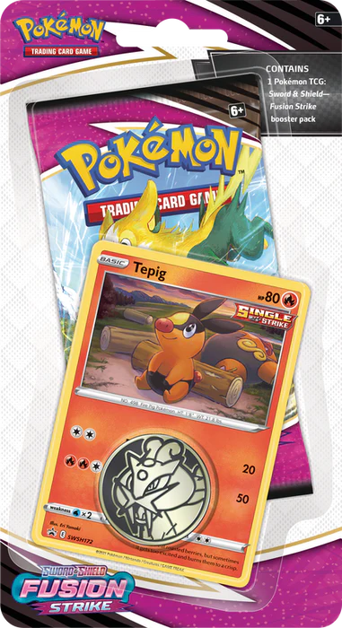 Pokemon Fusion Strike Checklane Blister (Tepig/Blitzle)